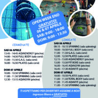 OPENDAY WEEK END 6/7 APRILE