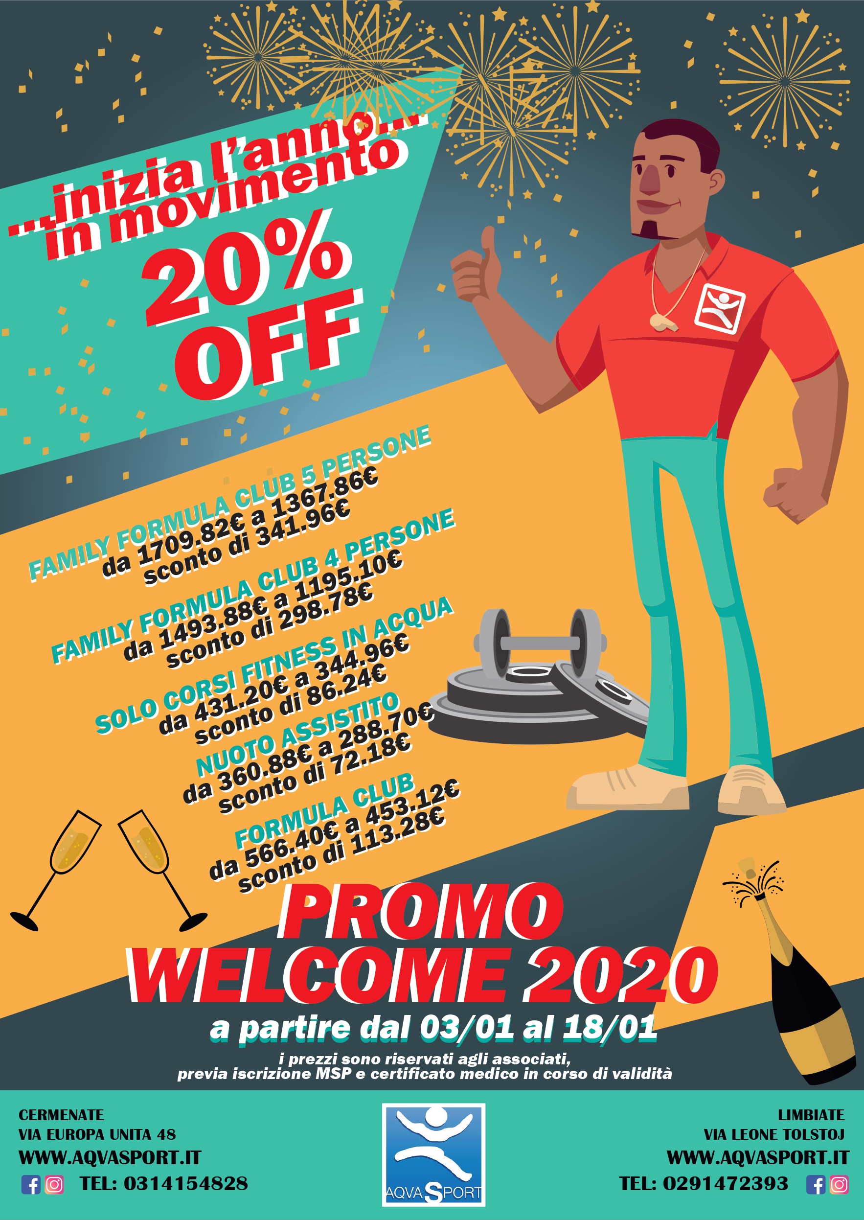 Promo welcome 2020 Cermenate & Limbiate