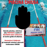 Sciopero piscine domenica 6 febbraio